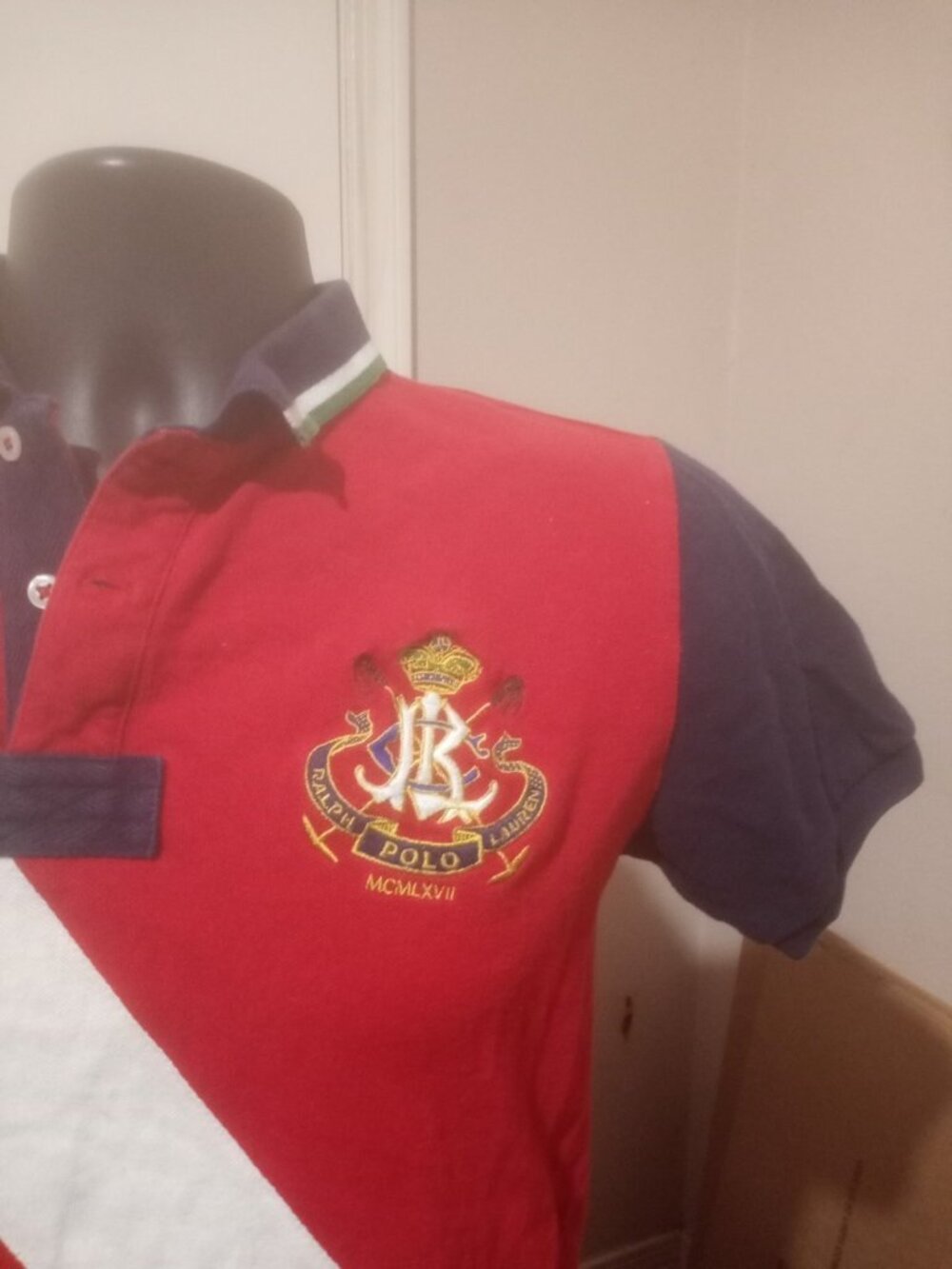 Polo Ralph Lauren Boys Red Big Crest Short Sleeve Polo Shirt Size S (8-10) - Picture 5 of 11